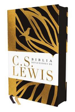 Reina Valera Revisada, Biblia Reflexiones de C. S. Lewis, Tapa Dura, Negro, Interior a Dos Colores, Comfort Print