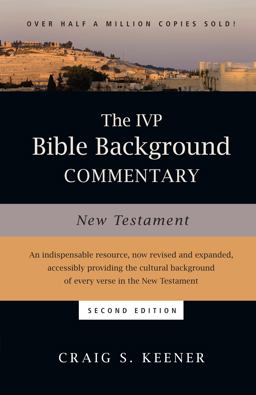 IVP Bible Background Commentary New Testament 2nd 9780830824786 Front Cover