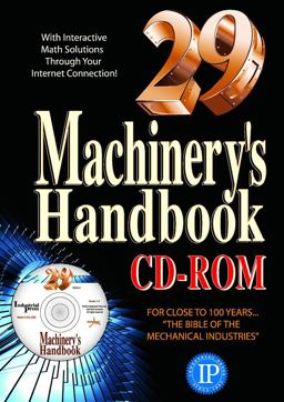 Machinery's Handbook, CD-ROM and Toolbox Set 29th 9780831129040 Front Cover