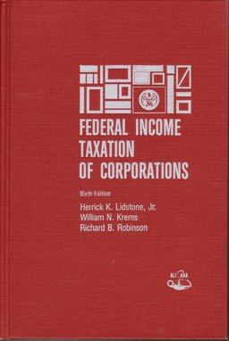 Federal Income Taxation of Corporations