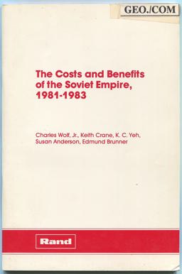 The Costs and Benefits of the Soviet Empire, 1981-1983 The Costs and Benefits of the Soviet Empire, 1981-1983