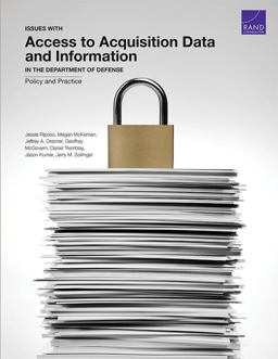 Issues with Access to Acquisition Data and Information in the Department of Defense