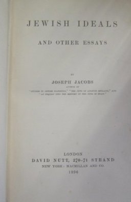 Jewish Ideals and Other Essays