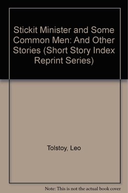 Stickit Minister, and Some Common Men