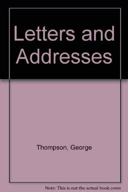 Letters and Addresses