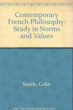 Contemporary French Philosophy Contemporary French Philosophy