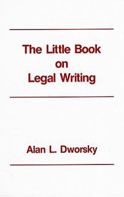 Little Book on Legal Writing 2nd 9780837705606 Front Cover