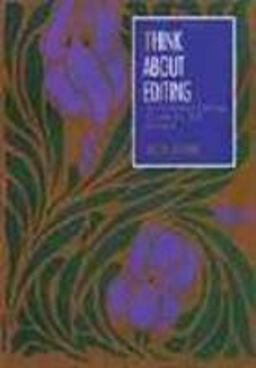 Think about Editing A Grammar Editing Guide for ESL Writers 1st 9780838439760 Front Cover