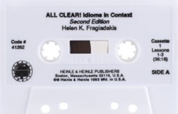 All Clear! Cassettes