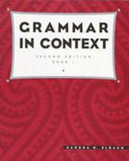 Grammar in Context Grammar in Context