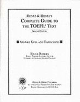 Complete Guide to TOEFL - Answer Key