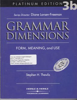 Grammar Dimensions