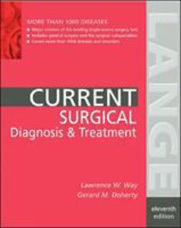 Current Surgical Diagnosis and Treatment 11th 9780838514566 Front Cover