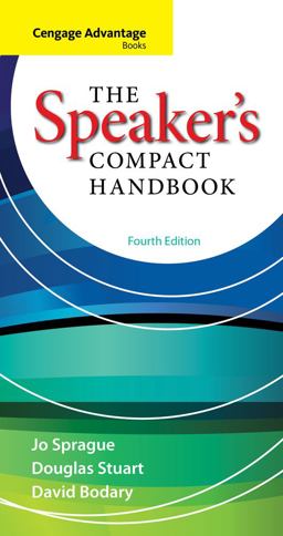 Cengage Advantage Books: the Speaker's Compact Handbook 4th 9780840028150 Front Cover