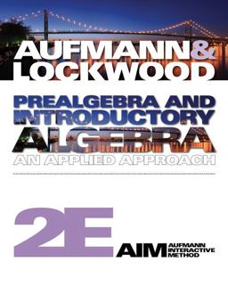 Prealgebra and Introductory Algebra