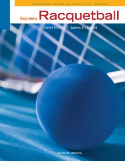 Beginning Racquetball 7th 9780840048103 Front Cover