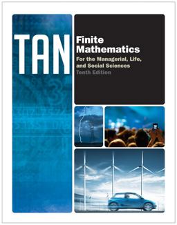 Finite Mathematics for the Managerial, Life, and Social Sciences 10th 9780840048141 Front Cover