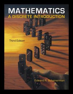 Mathematics A Discrete Introduction 3rd 9780840049421 Front Cover