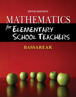 Mathematics for Elementary School Teachers 5th 9780840054630 Front Cover