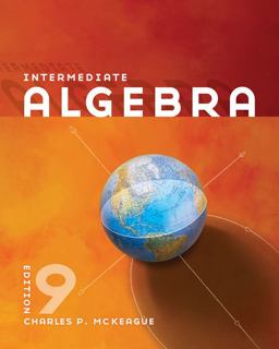 Intermediate Algebra 9th 9780840064202 Front Cover
