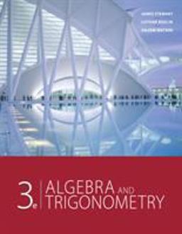 Algebra and Trigonometry 3rd 9780840068132 Front Cover