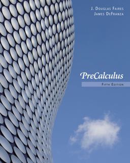 Precalculus 5th 9780840068620 Front Cover