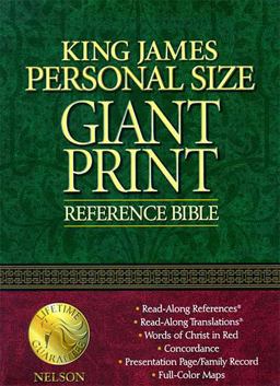 KJV Personal Size Giant Print Reference Bible