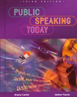 Public Speaking Today, Student Edition 3rd 9780844203690 Front Cover