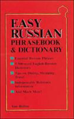 Easy Russian Phrasebook &amp; Dictionary  9780844242798 Front Cover