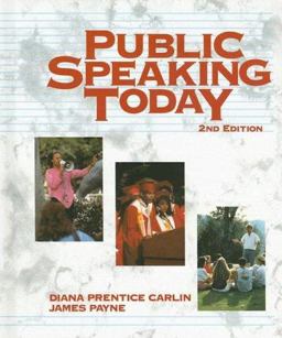 Public Speaking Today 2nd 9780844256306 Front Cover