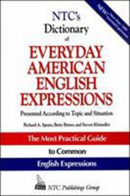 NTC's Dictionary of Everyday American English Expressions  9780844257792 Front Cover