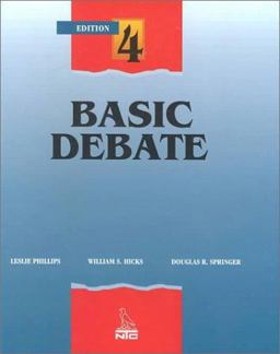 Basic Debate, Student Edition 4th 9780844259819 Front Cover