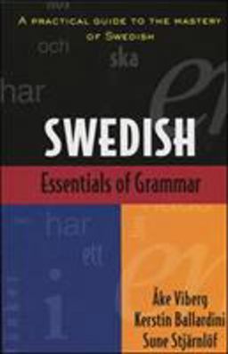Essentials of Swedish Grammar  9780844285399 Front Cover