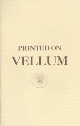 Printed on Vellum Printed on Vellum
