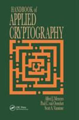 Handbook of Applied Cryptography  9780849385230 Front Cover