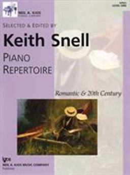 PIANO REPERTOIRE:ROMANTIC+20TH  9780849762123 Front Cover