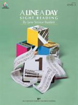 Bastien a Line a Day Sight Reading Level 3 Piano  9780849794988 Front Cover