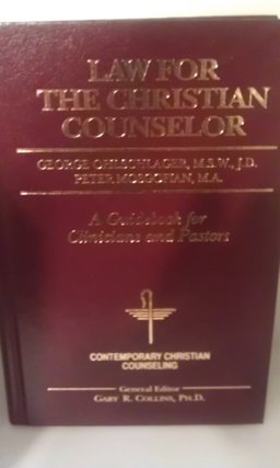 Law for the Christian Counselor  9780849908897 Front Cover