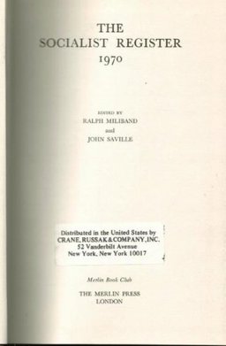 The Socialist Register The Socialist Register