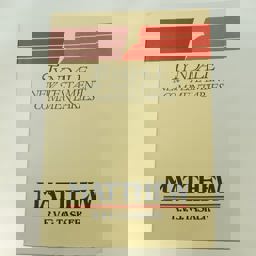 The Gospel According to St. Matthew