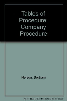 Nelson's Tables: Company Procedure