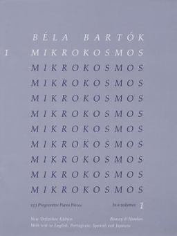 Bela Bartok - Mikrokosmos Volume 1 (Blue) 153 Progressive Piano Pieces  9780851626079 Front Cover