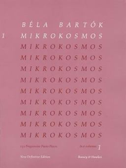 Bela Bartok Mikrokosmos 153 Progressive Piano Pieces  9780851626307 Front Cover