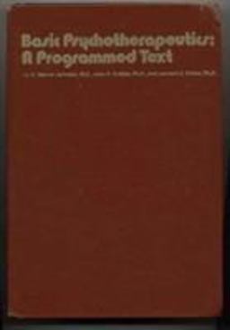 Basic Psychotherapeutics