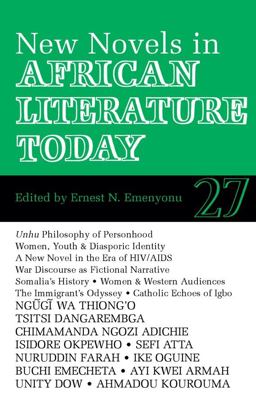 ALT 27 New Novels in African Literature Today