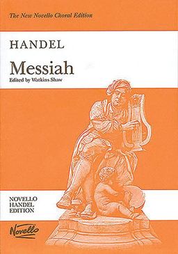 Messiah Vocal Score, Paperpack  9780853602118 Front Cover