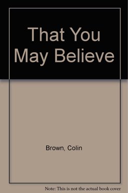 That You May Believe
