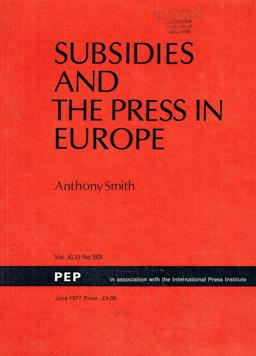 Subsidies and the Press in Europe
