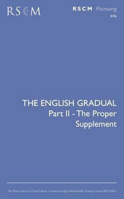 The English Gradual Supplement