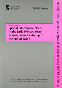 Special Educational Needs in the Early Primary Years